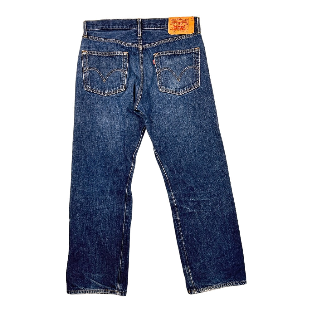 2007 Levi's 501 Blue Denim Jeans - Ex Materia