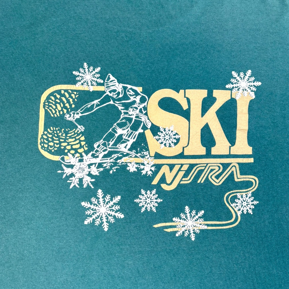 Vintage 90s Anvil Ski T-Shirt Made in USA - Ex Materia