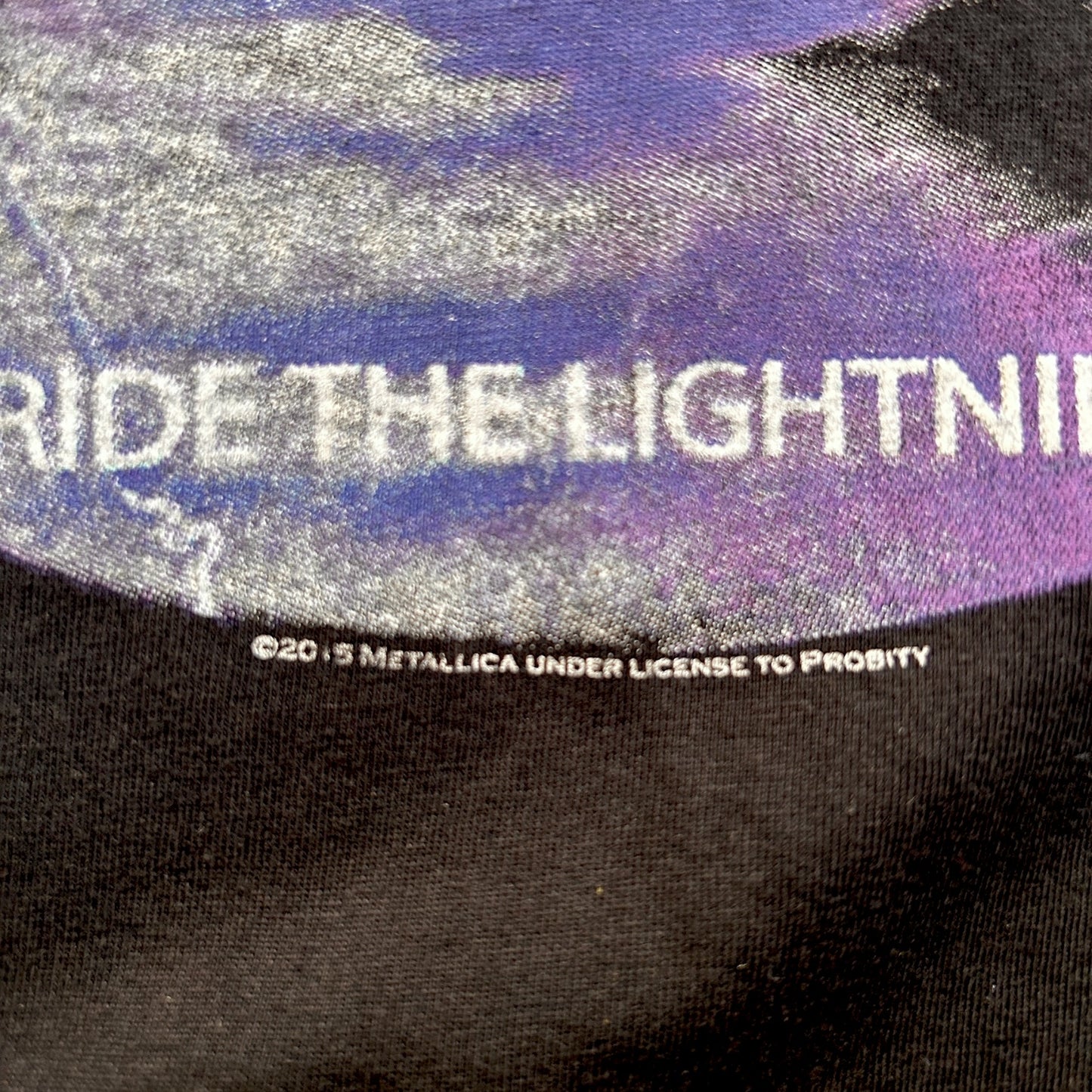 Metallica Ride The Lightning 2015 T-shirt - Ex Materia