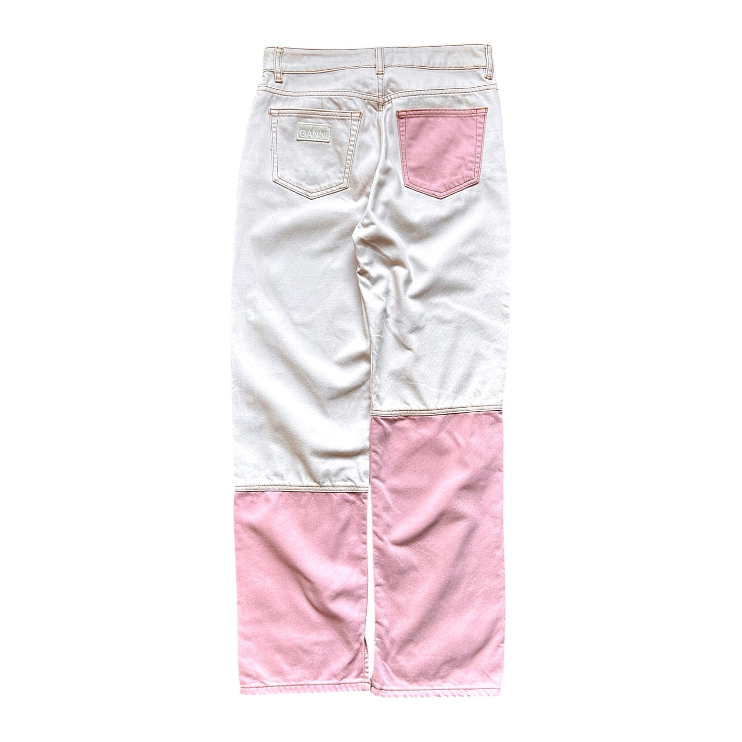 Ganni Overdyed Cutline Jeans - Ex Materia