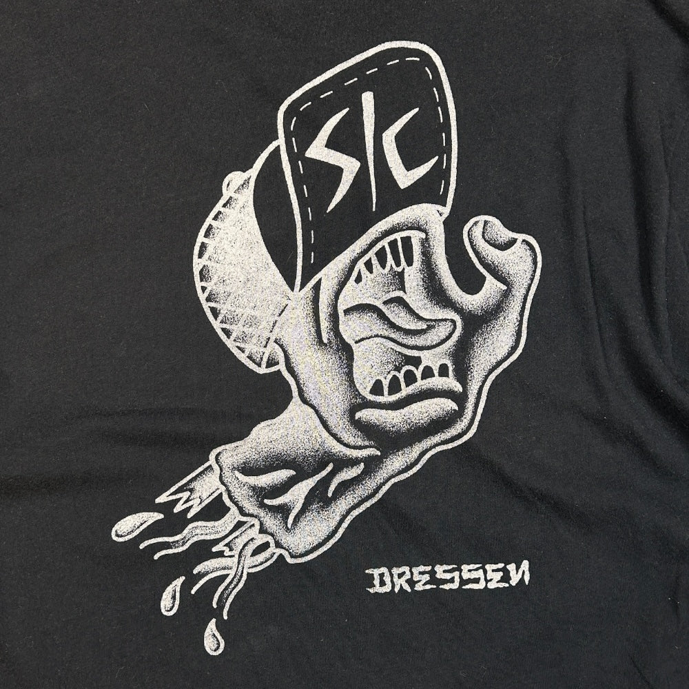 Black Santa Cruz Dressen T-Shirt - Ex Materia