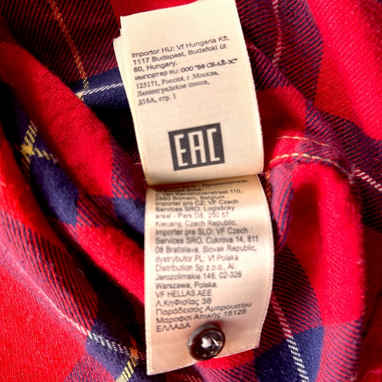 Lee Rider brushed cotton check shirt - Ex Materia