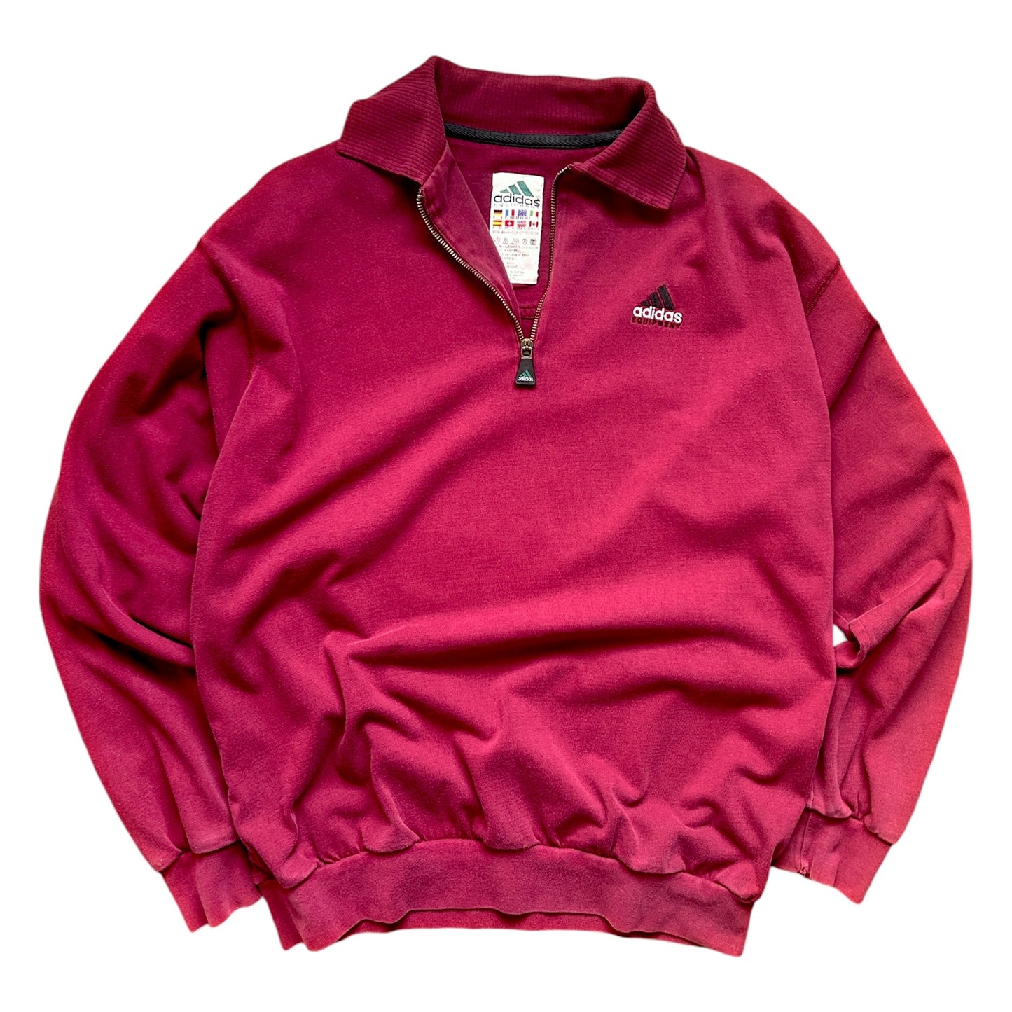 Adidas Equipment Vintage 90’s Half Zip Sweatshirt Crewneck - Ex Materia