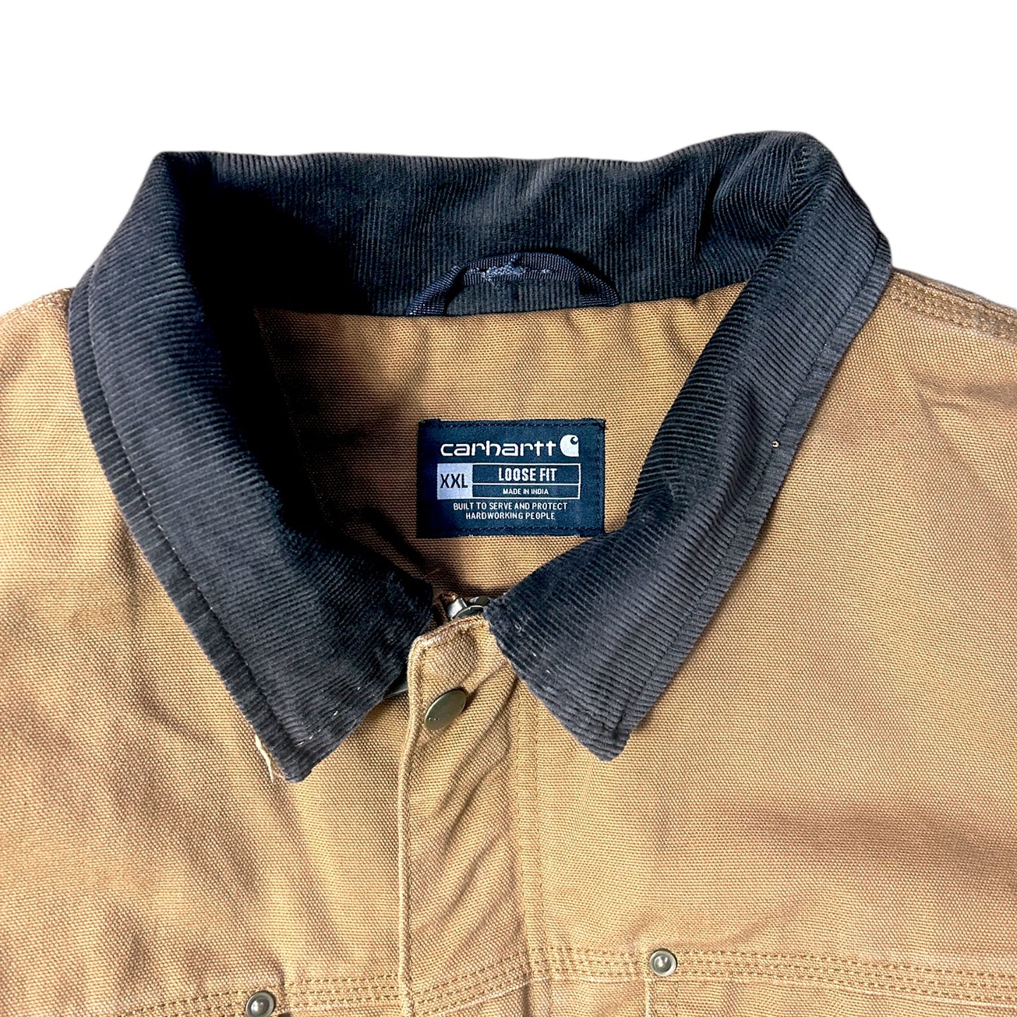 Carhartt Brown Traditional Coat - Loose Fit - Ex Materia