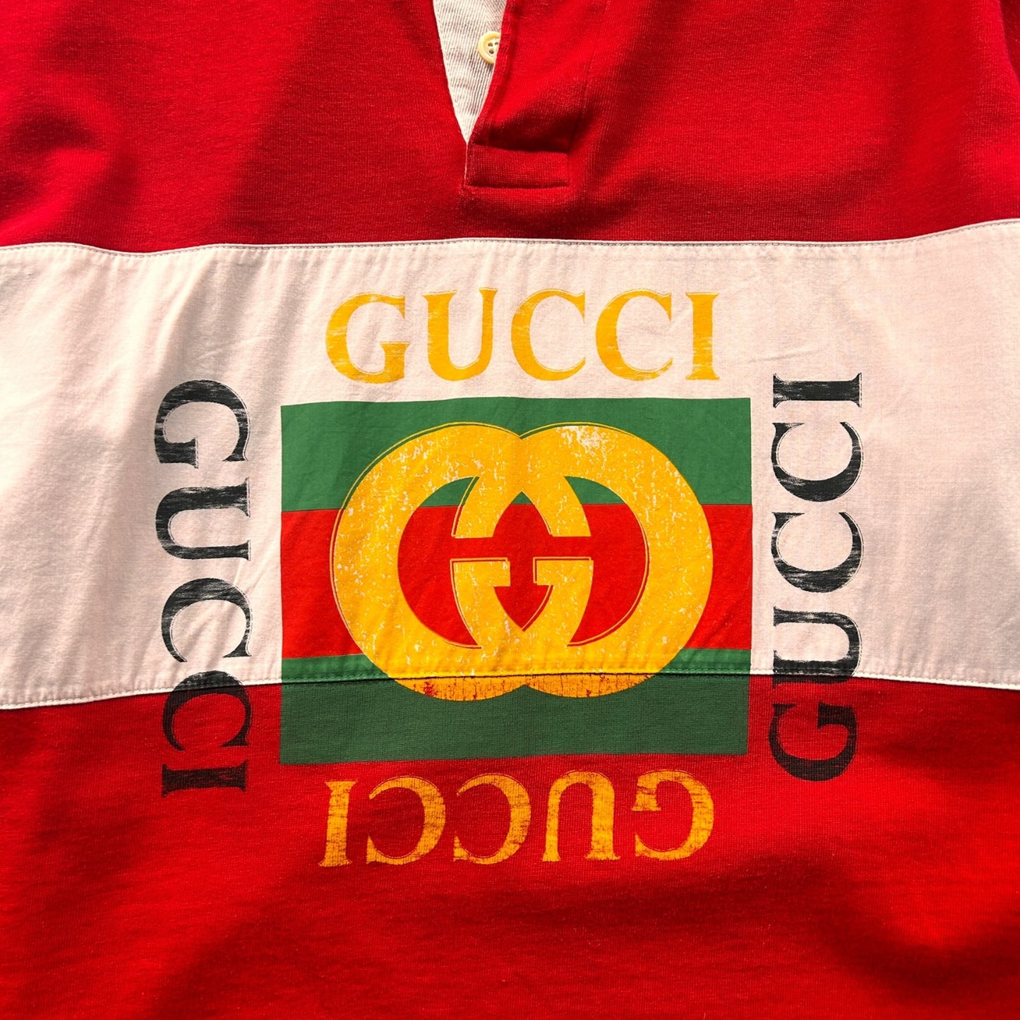 Gucci Striped cotton-jersey rugby top - Ex Materia