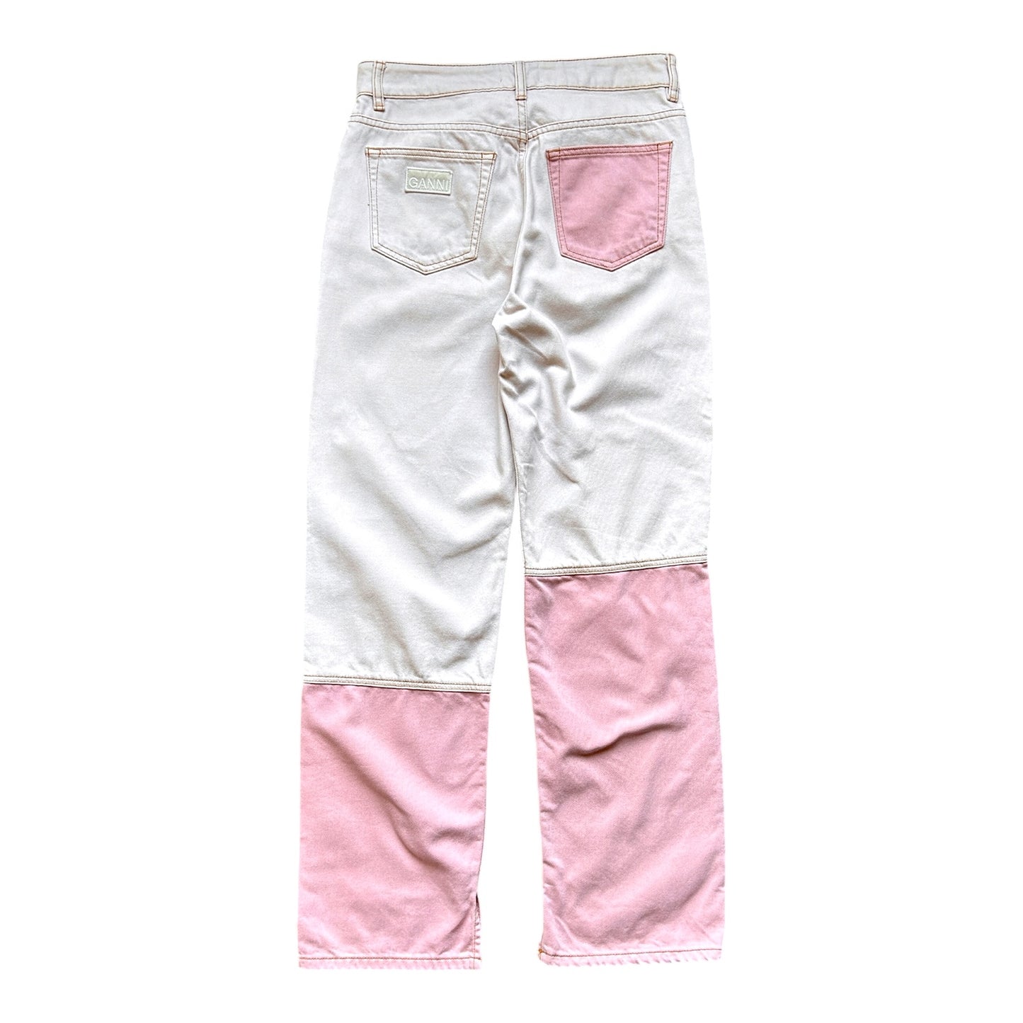 Ganni Overdyed Cutline Jeans - Ex Materia