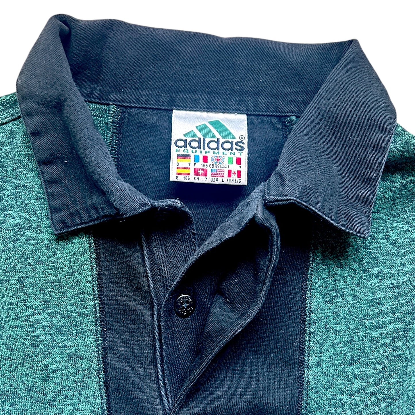 Vintage 90s Adidas Equipment Polo - Ex Materia