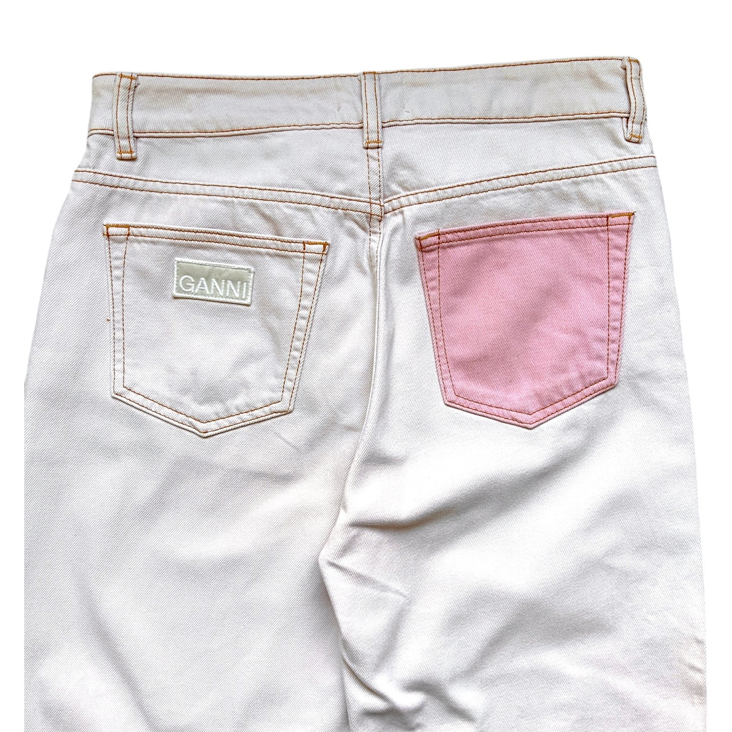 Ganni Overdyed Cutline Jeans - Ex Materia
