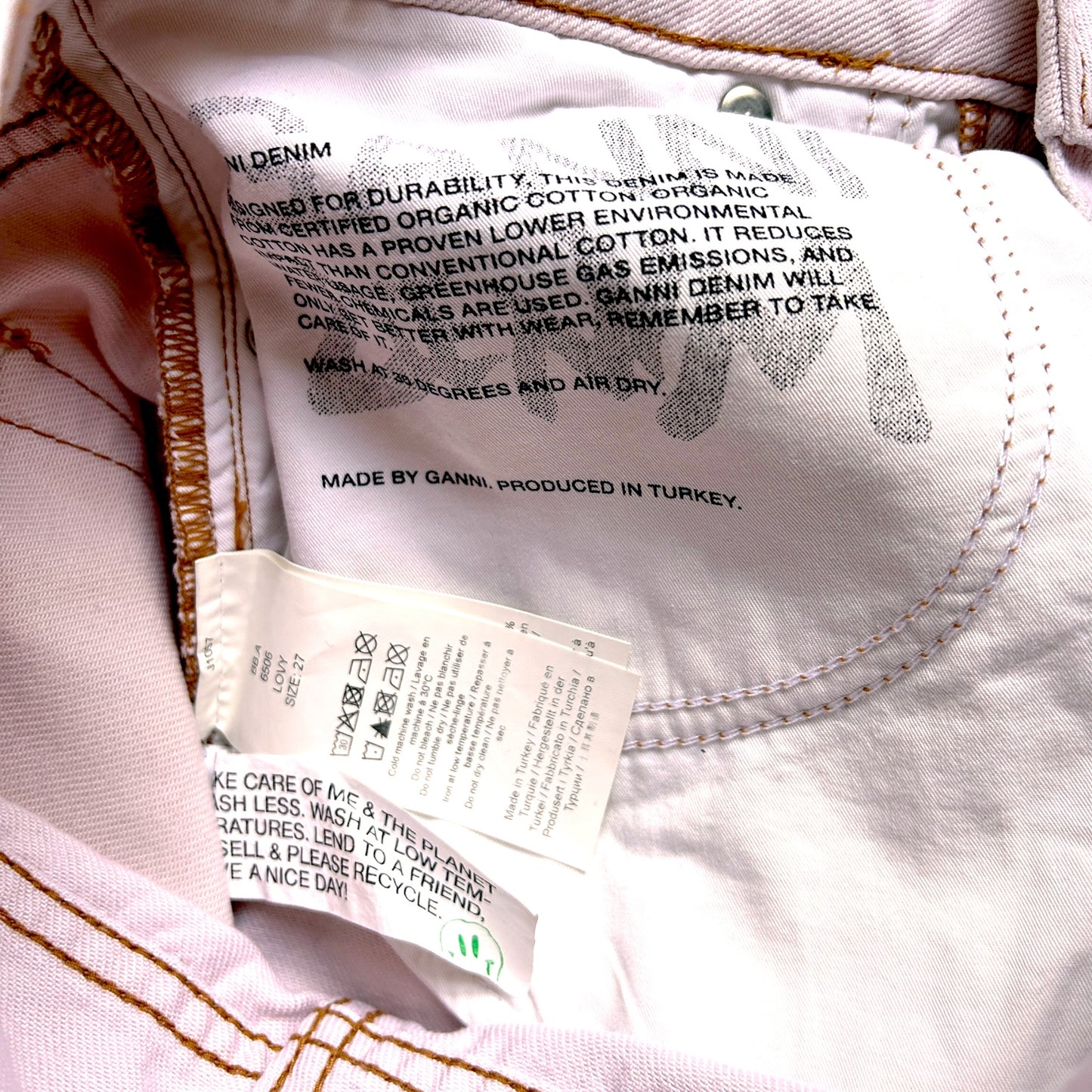 Ganni Overdyed Cutline Jeans - Ex Materia
