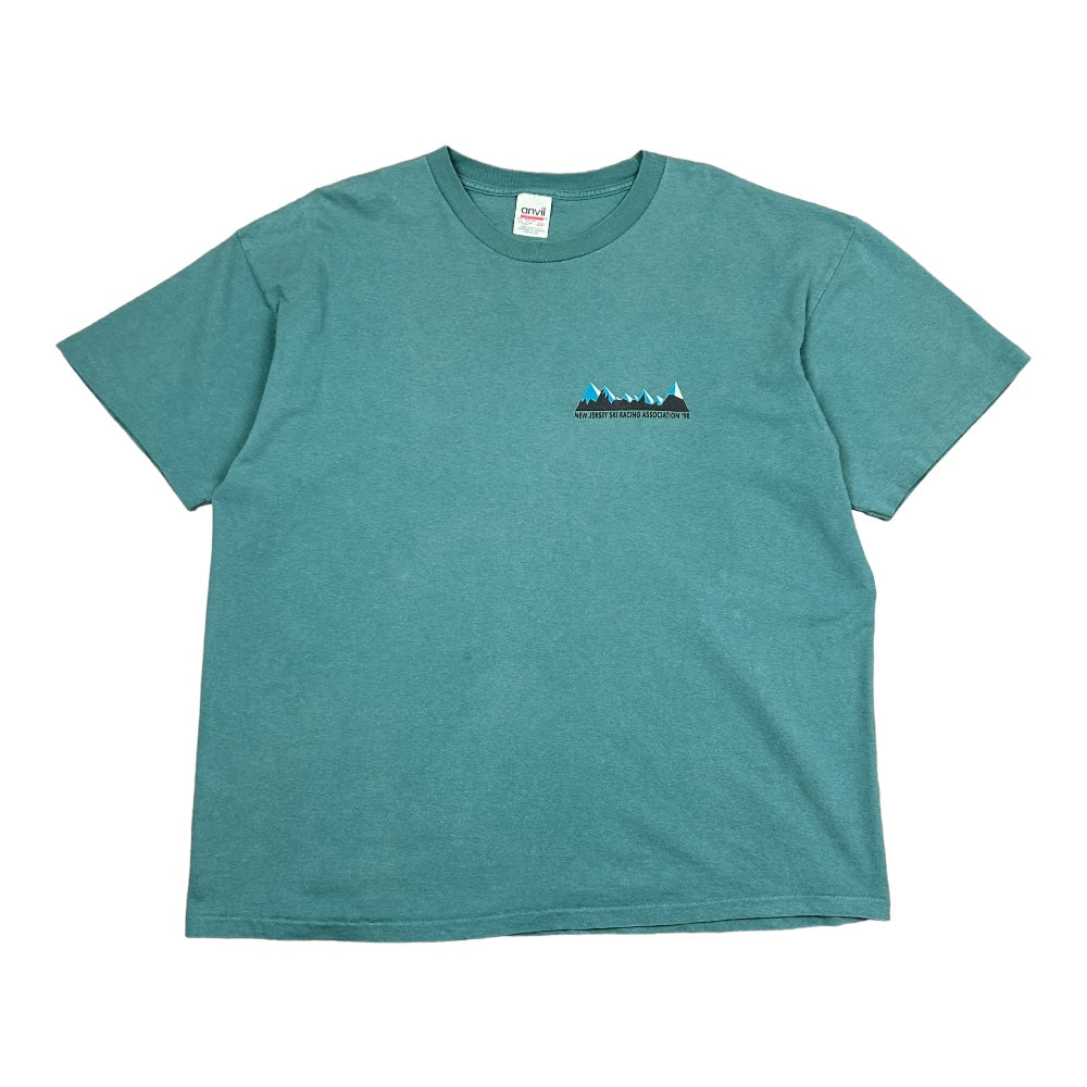Vintage 90s Anvil Ski T-Shirt Made in USA - Ex Materia