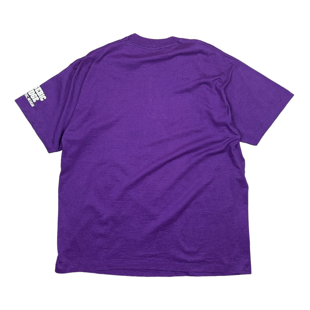 Vintage 90s Purple Ski T-Shirt Single Stitch Made in USA - Ex Materia