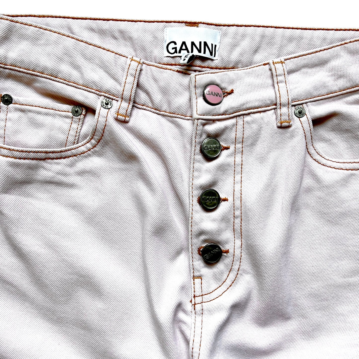 Ganni Overdyed Cutline Jeans - Ex Materia