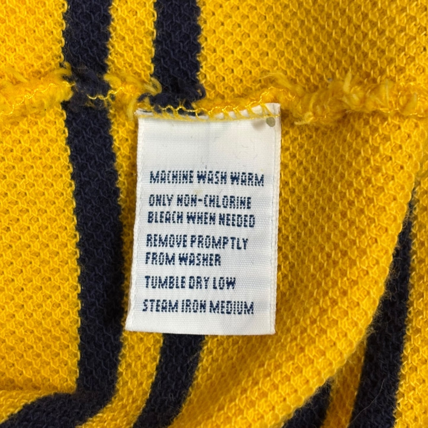 Yellow Striped Ralph Lauren Polo Shirt