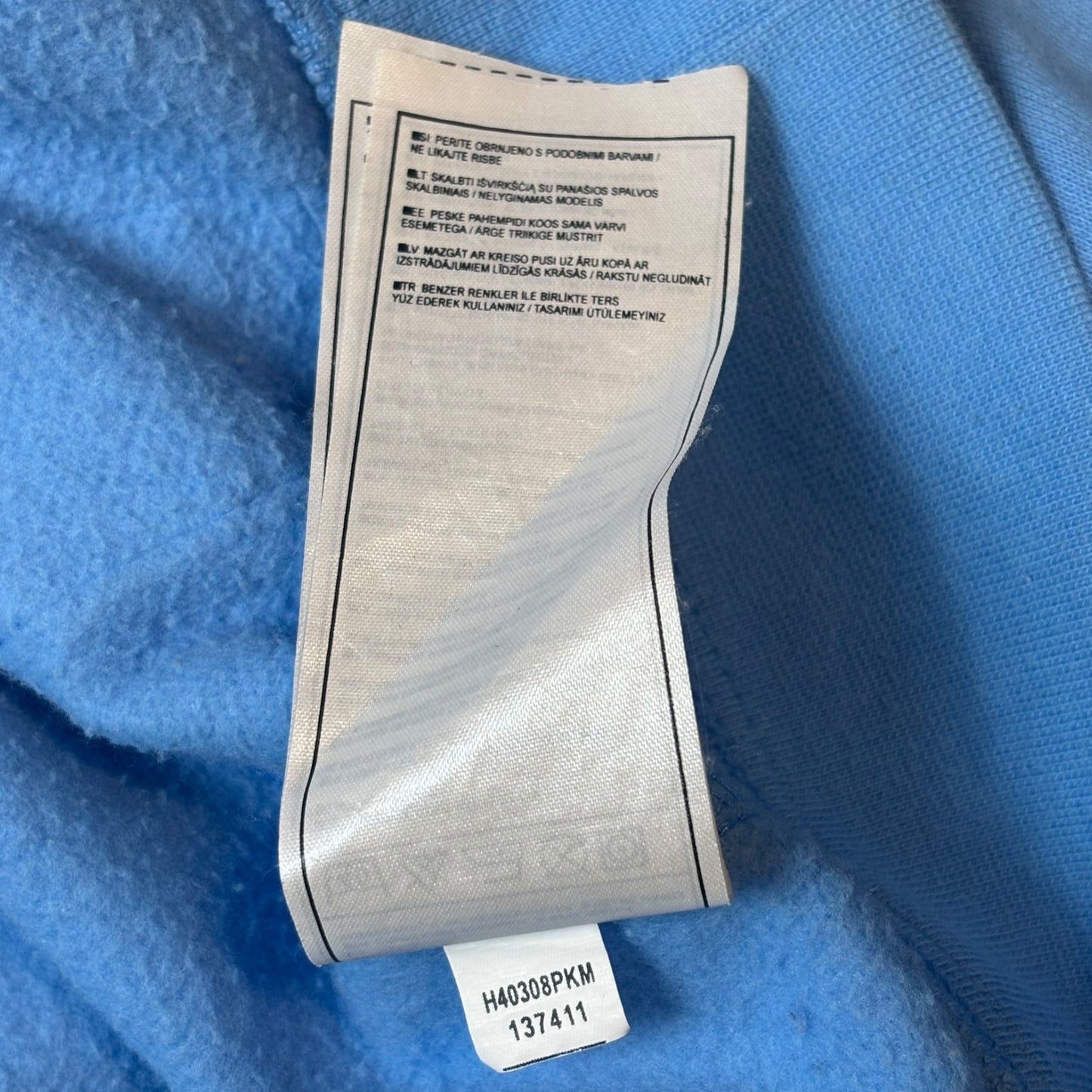 Vintage 00s Nike Hoops Blue Hoodie