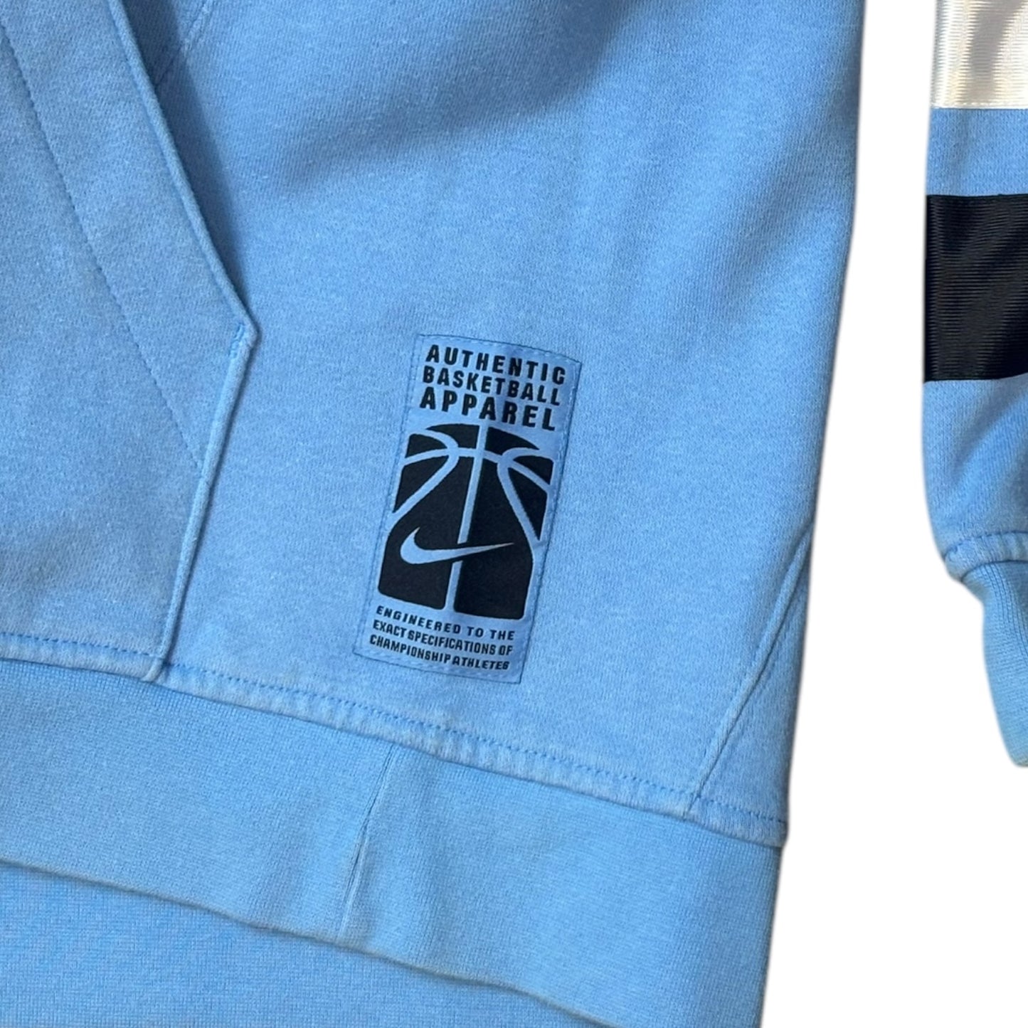 Vintage 00s Nike Hoops Blue Hoodie