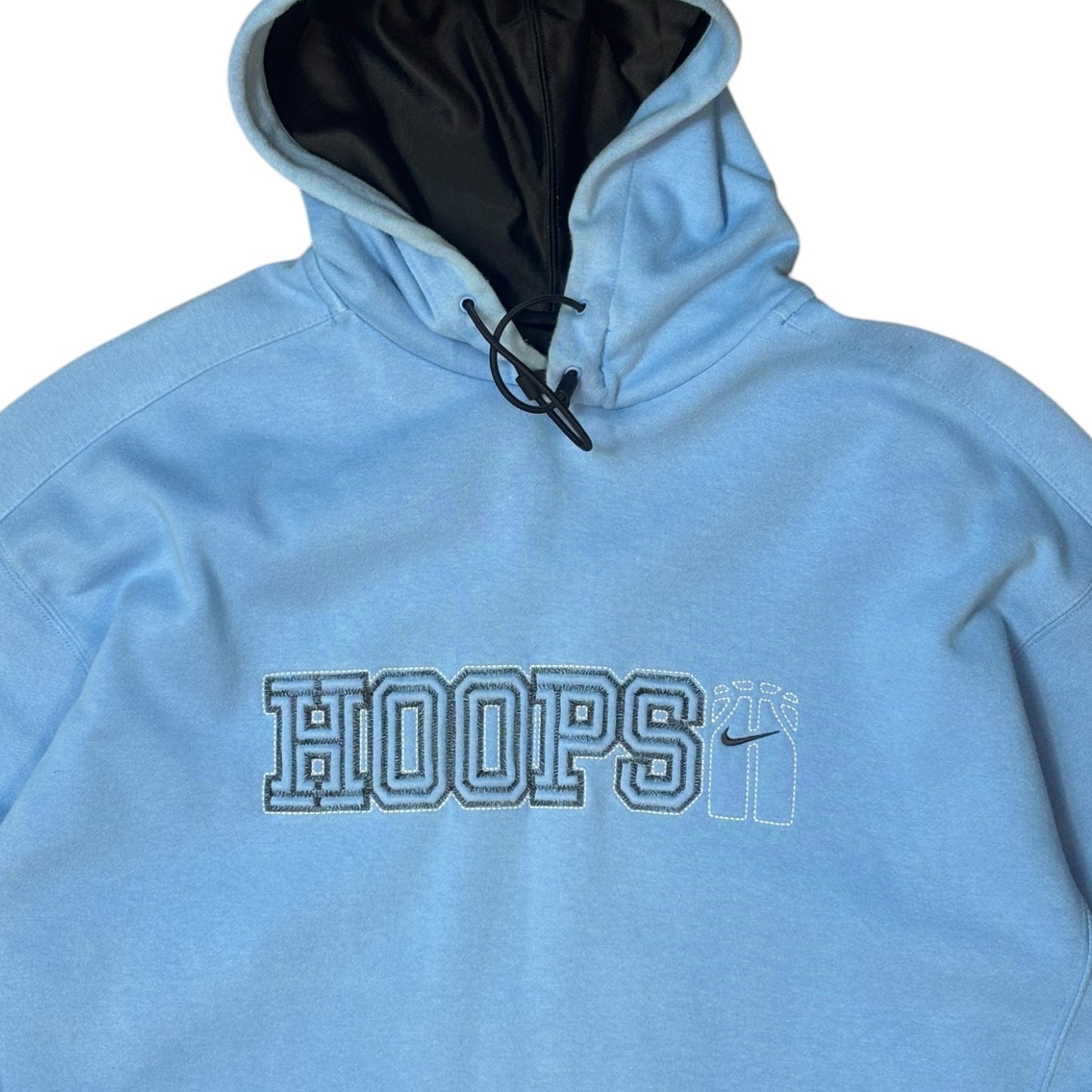 Vintage 00s Nike Hoops Blue Hoodie