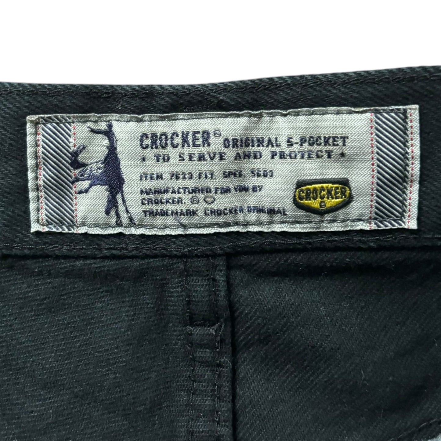 Black Crocker Jeans W30/L30 - Ex Materia
