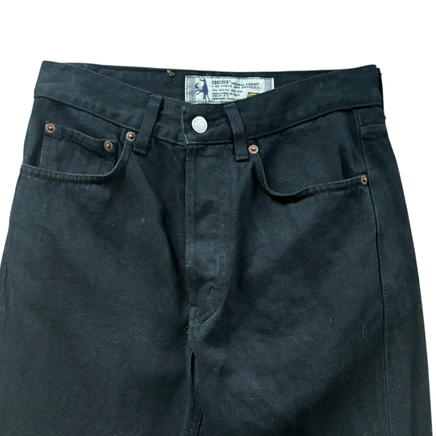 Black Crocker Jeans W30/L30 - Ex Materia