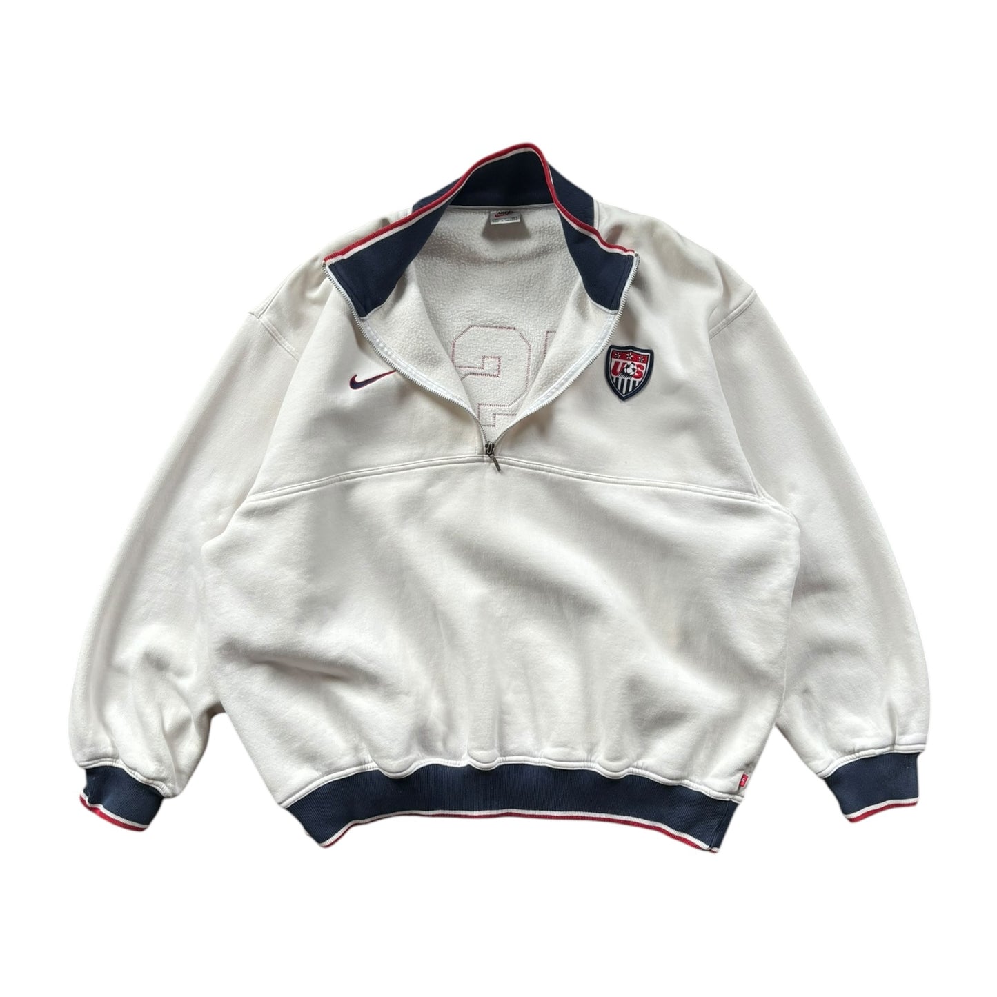 Vintage 90s NIKE US Soccer Sweatshirt USA - Ex Materia