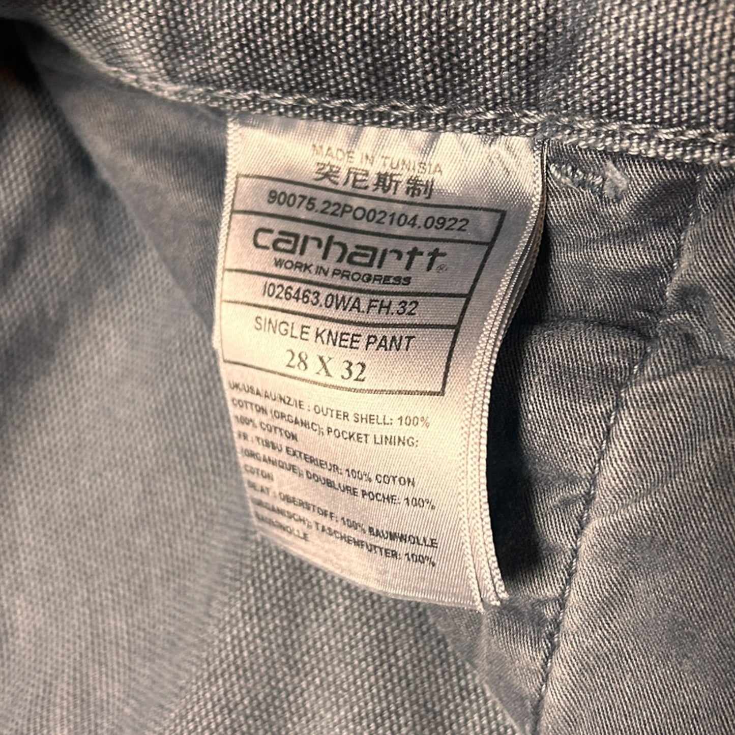 Carhartt Single Knee Pant 28x32 - Ex Materia
