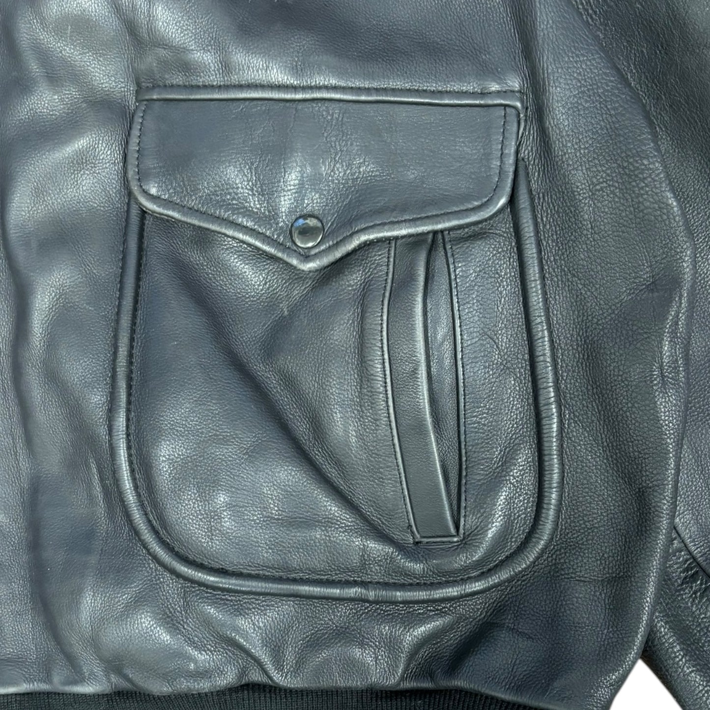 Leather Bomber Jacket - Ex Materia