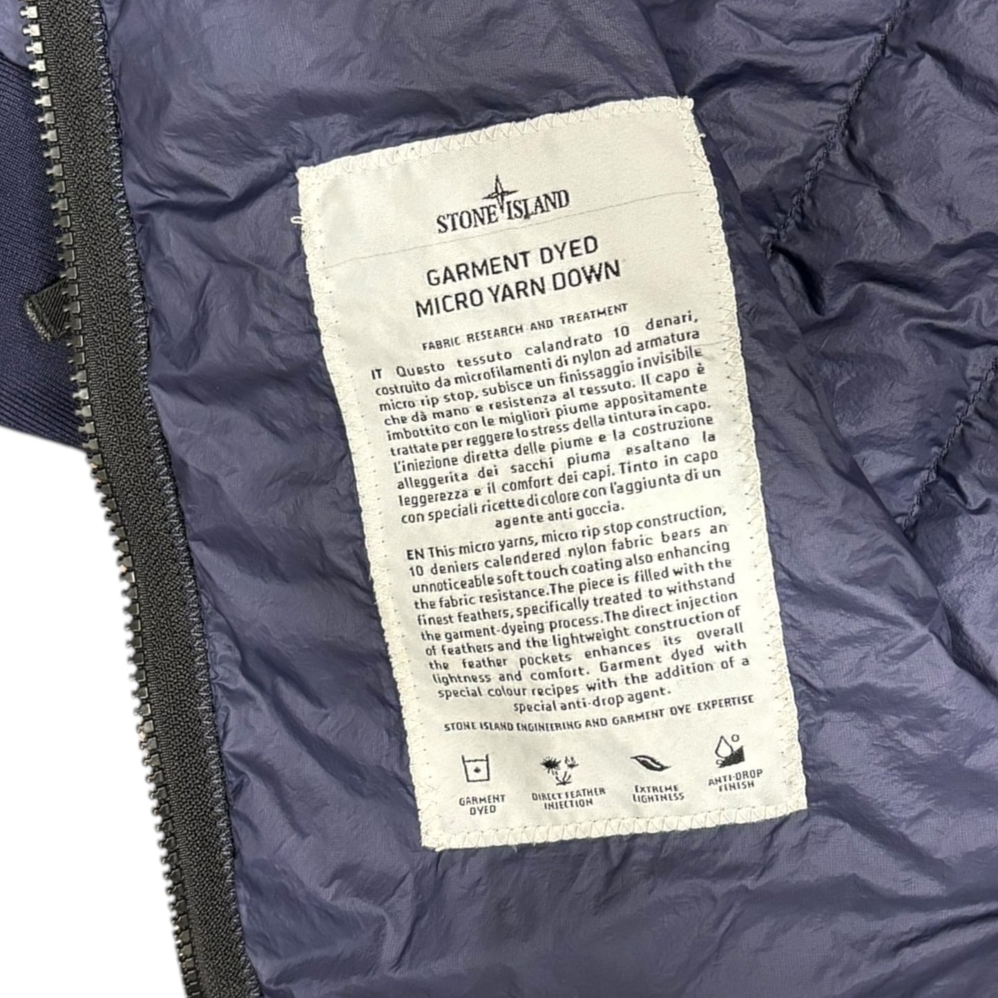 Stone Island Micro Yarn Down Packable Gilet - Ex Materia