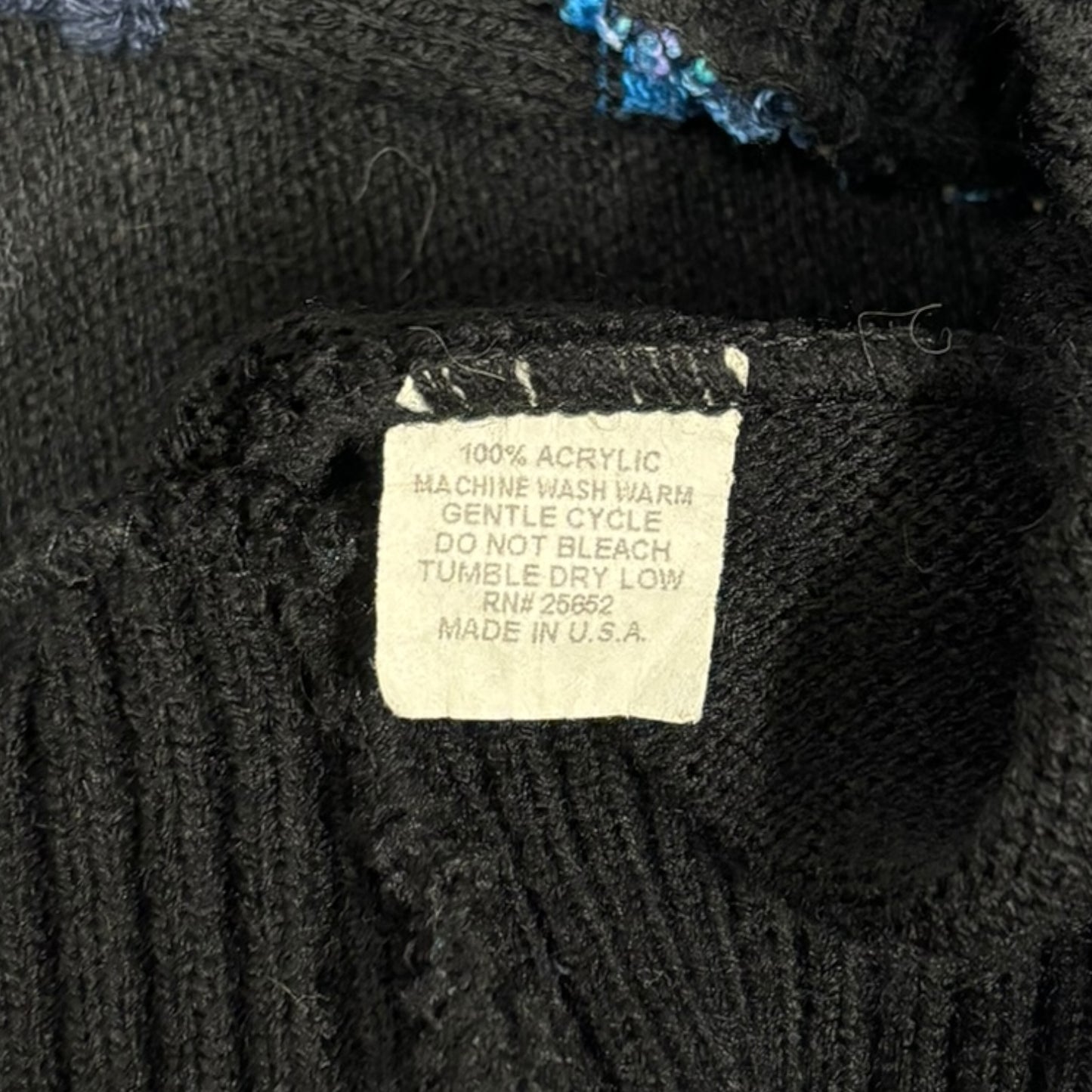 Vintage 90s Travel Smith Textured Sweater Made in USA - Ex Materia