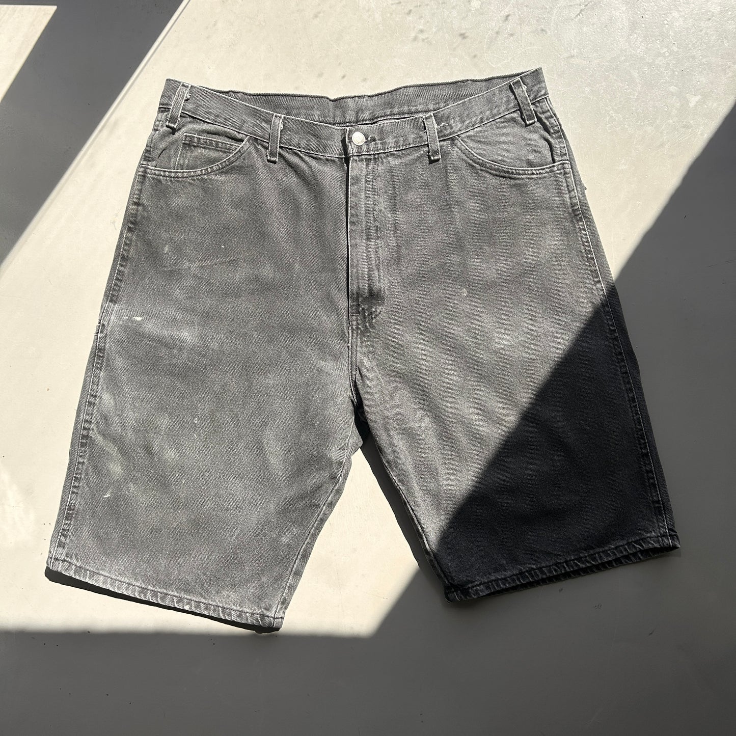 Distressed Gray Dickies Shorts W40