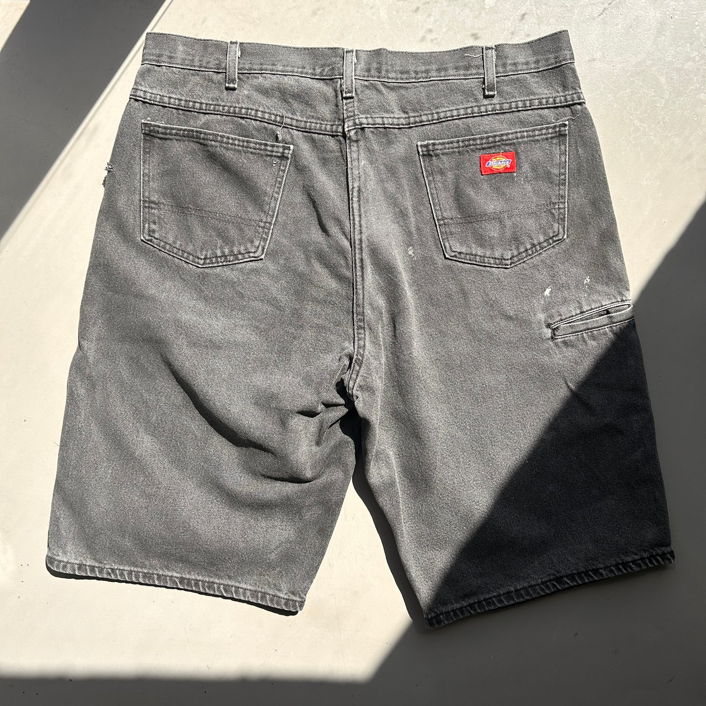 Distressed Gray Dickies Shorts W40