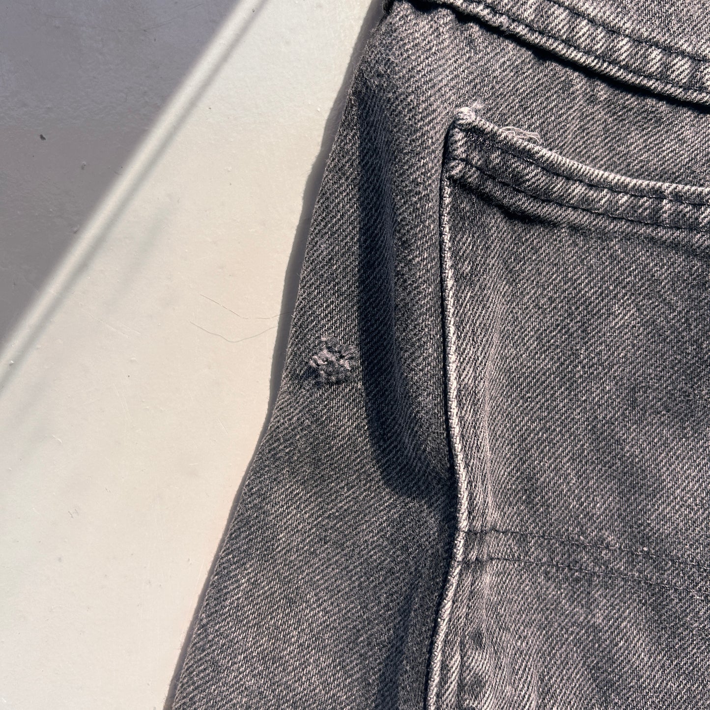Distressed Gray Dickies Shorts W40
