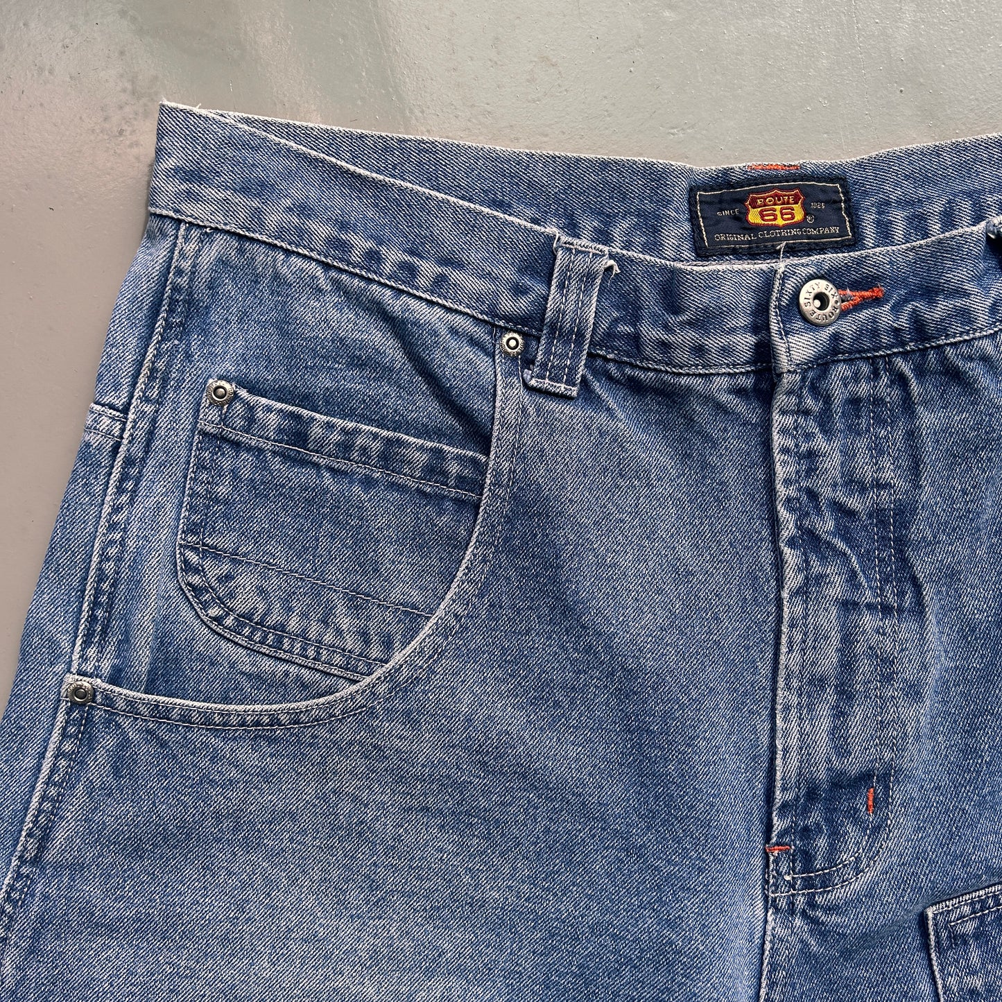 Vintage Route 66 Jorts W36