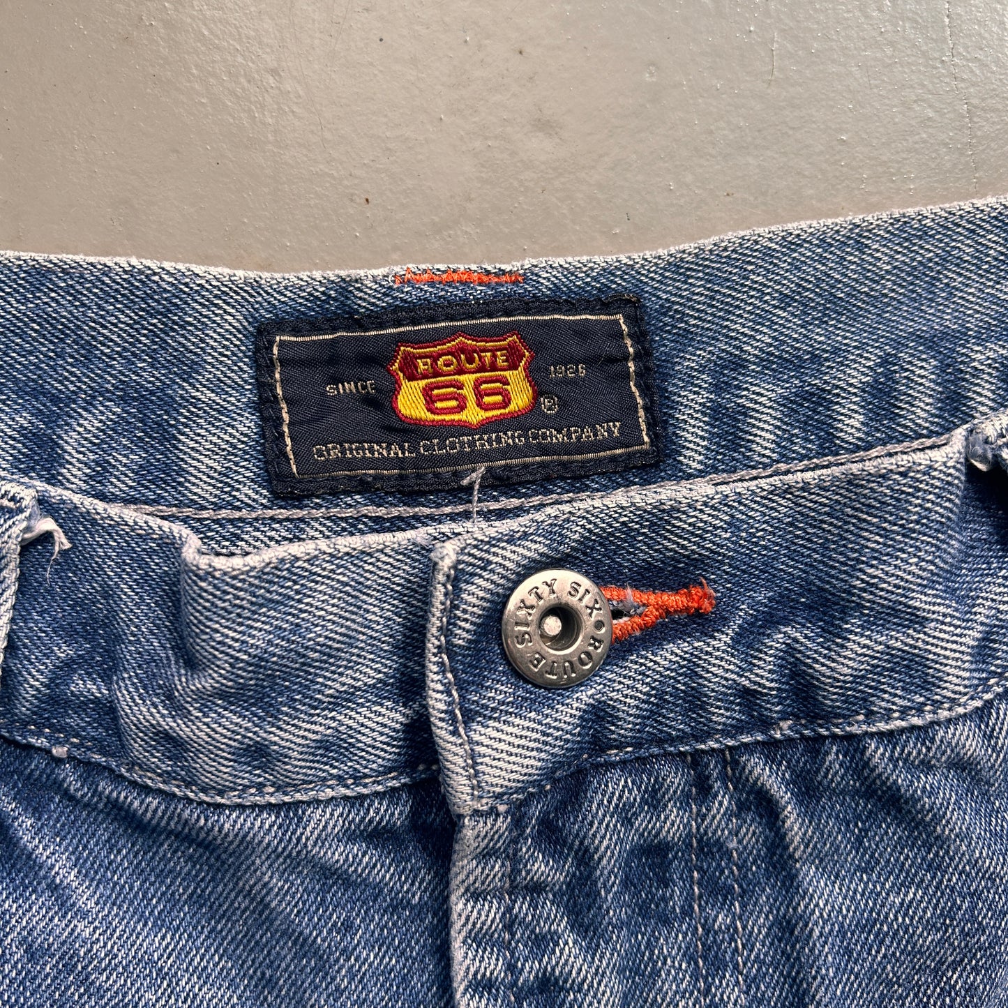 Vintage Route 66 Jorts W36