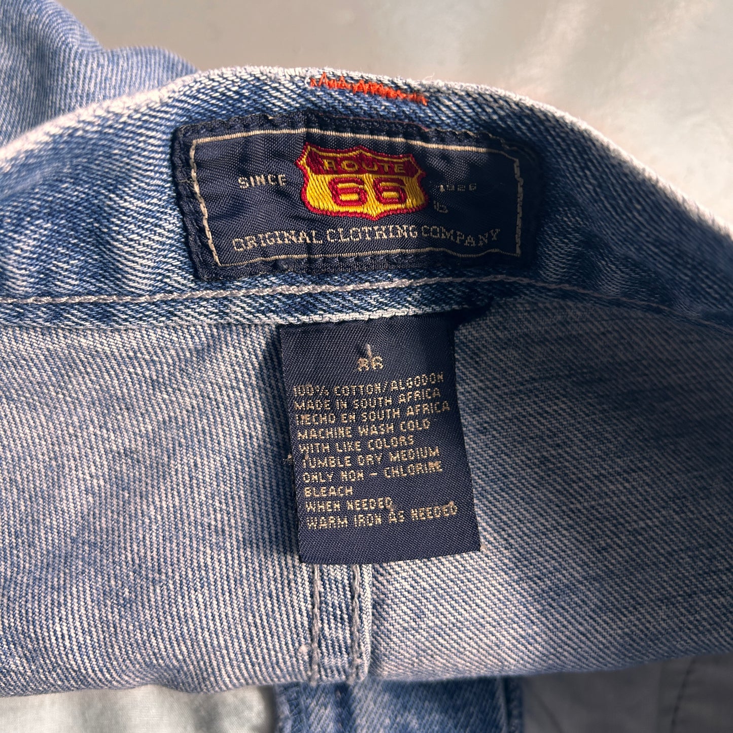 Vintage Route 66 Jorts W36