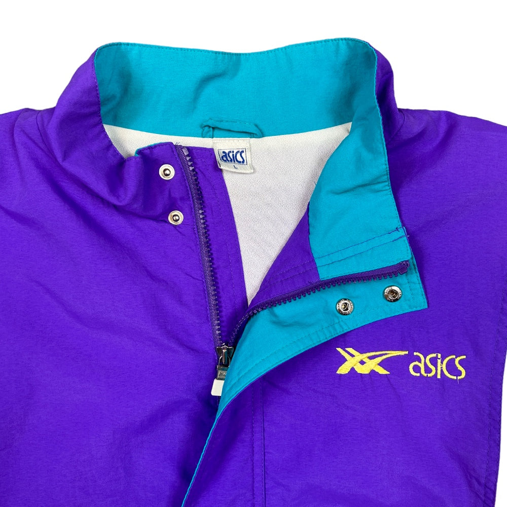 Vintage Asics Colorful Windbreaker - Ex Materia