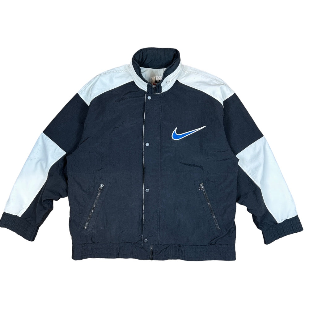 Vintage 90s NIKE Basketball Big Logo Jacket - Ex Materia