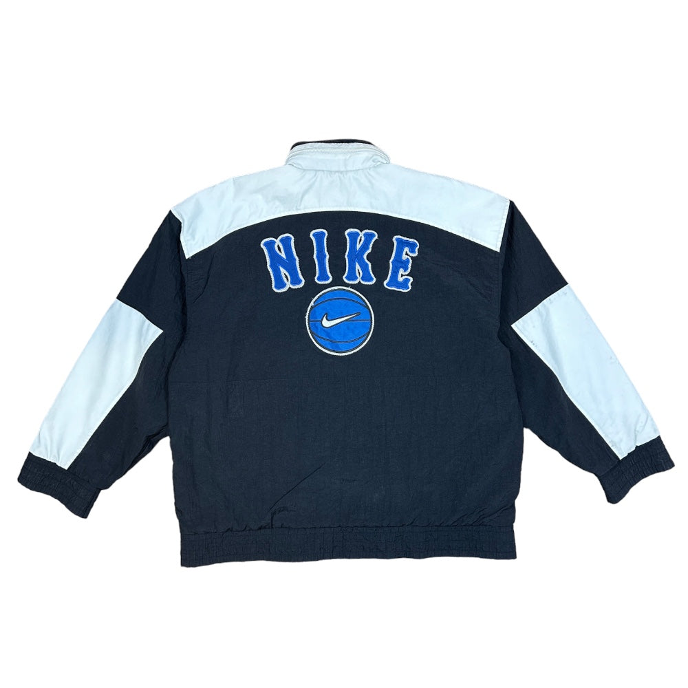 Vintage 90s NIKE Basketball Big Logo Jacket - Ex Materia