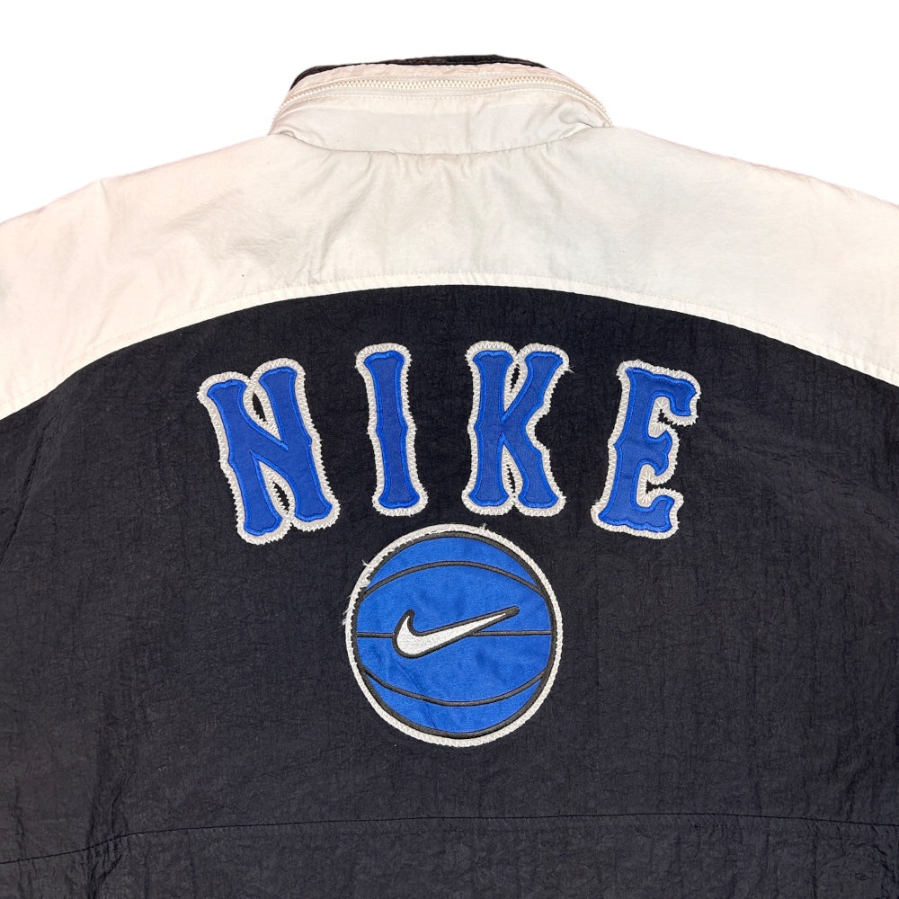 Vintage 90s NIKE Basketball Big Logo Jacket - Ex Materia