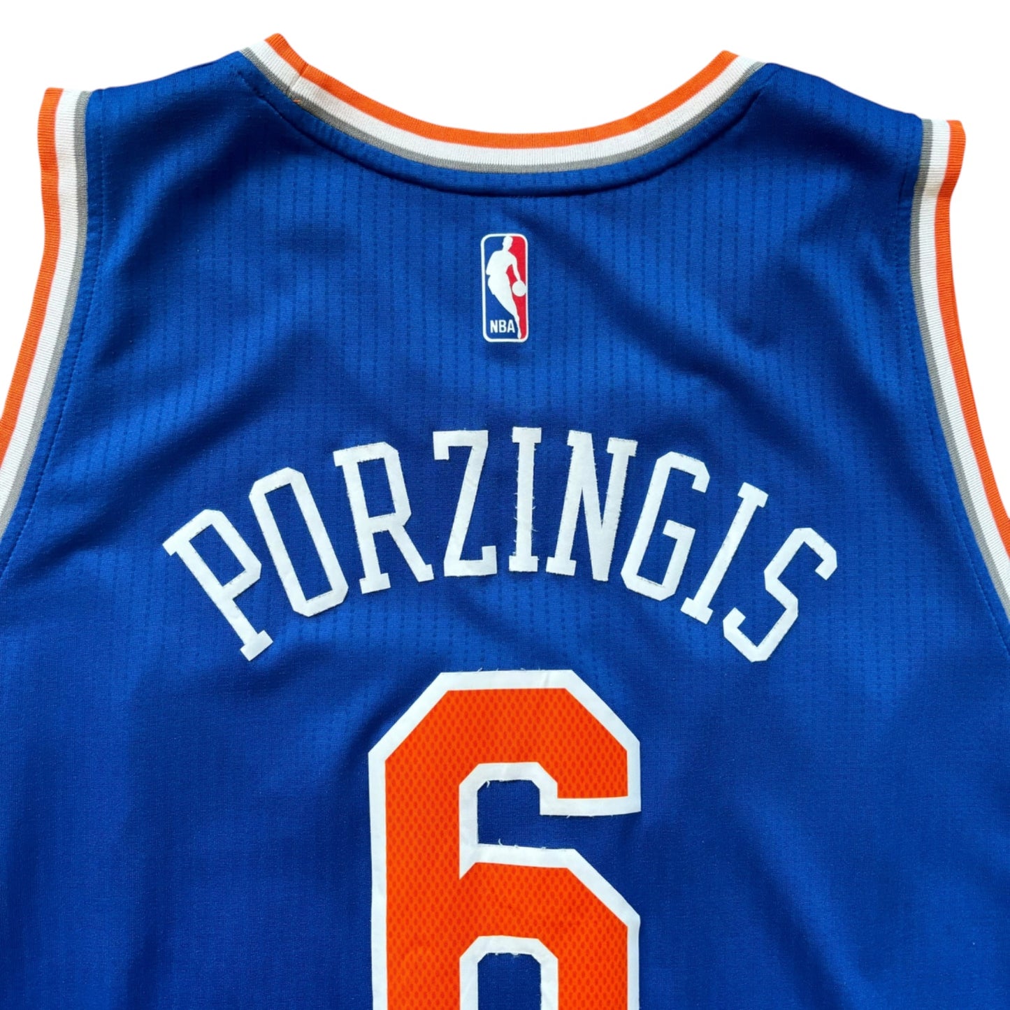 Adidas NY New York Knicks #6 Porzingis Basketball Jersey - Ex Materia