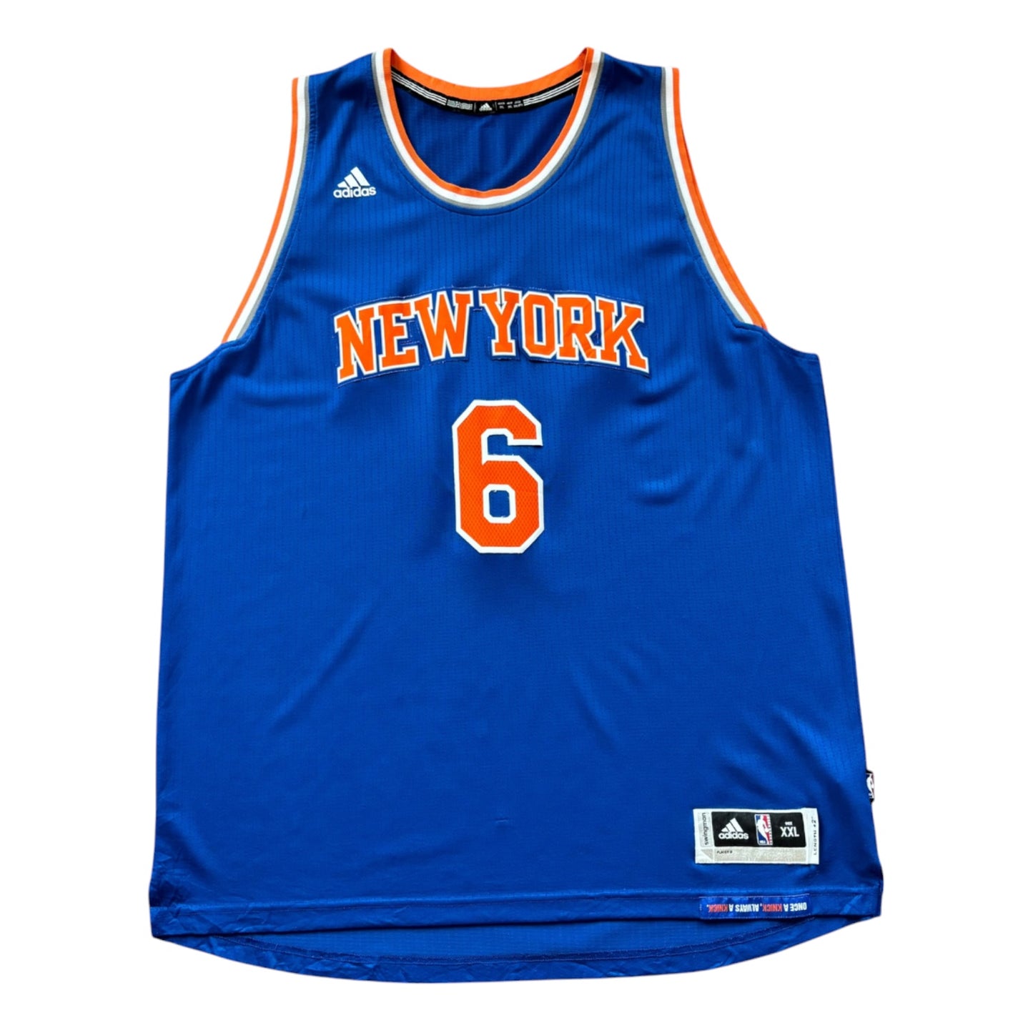 Adidas NY New York Knicks #6 Porzingis Basketball Jersey - Ex Materia
