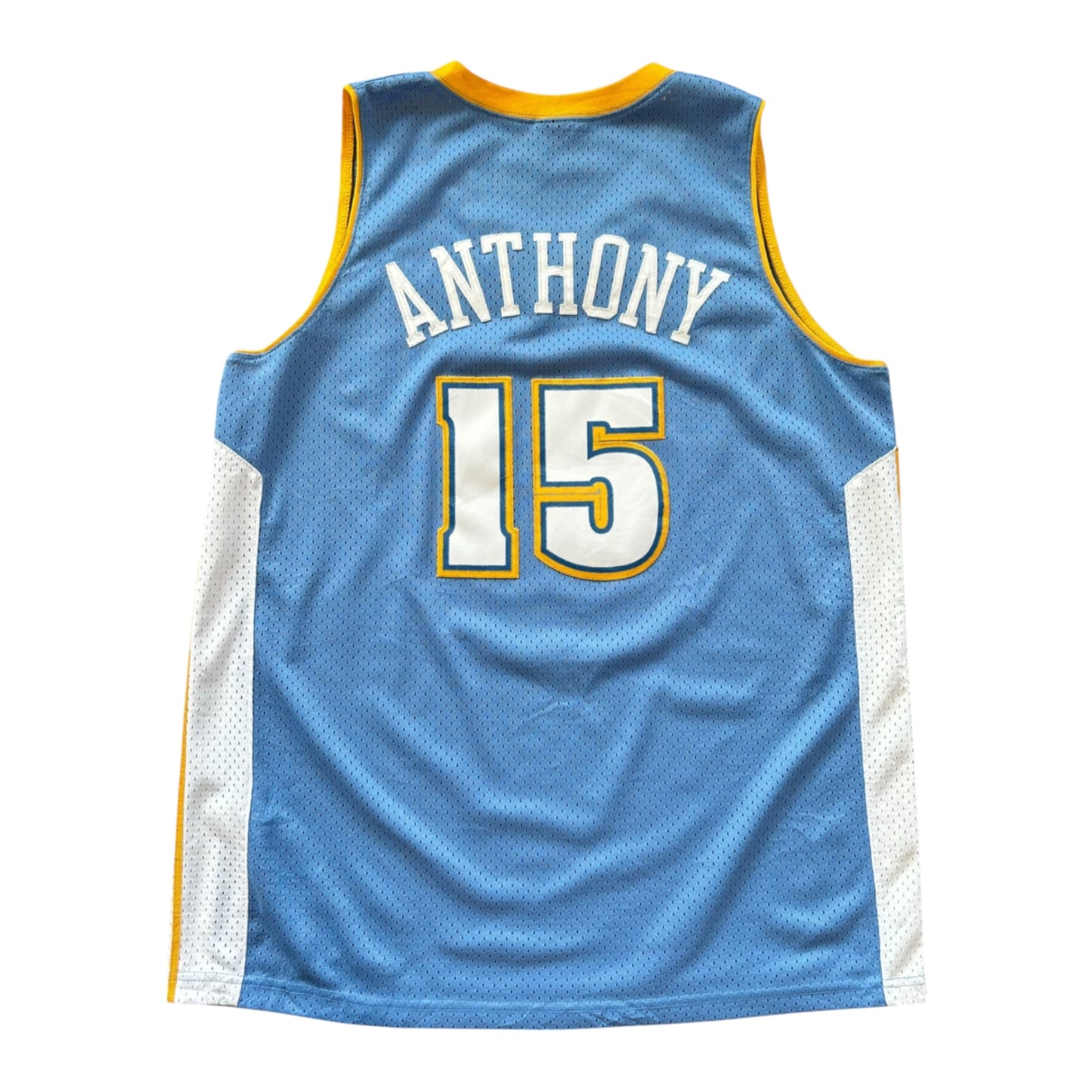 Vintage NBA Denver Nuggets Basketball Jersey #15 Carmelo Anthony Size L Nike - Ex Materia