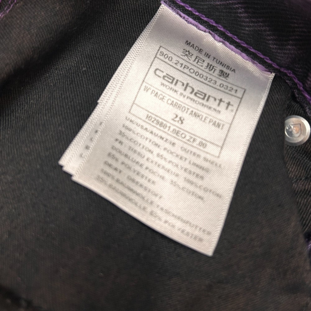 Purple Carhartt Jeans - Ex Materia