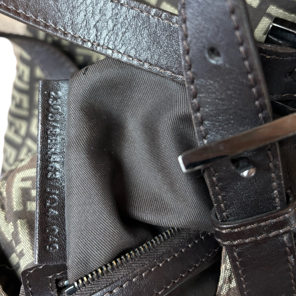 Vintage Fendi Zucchino Canvas Bag - Ex Materia