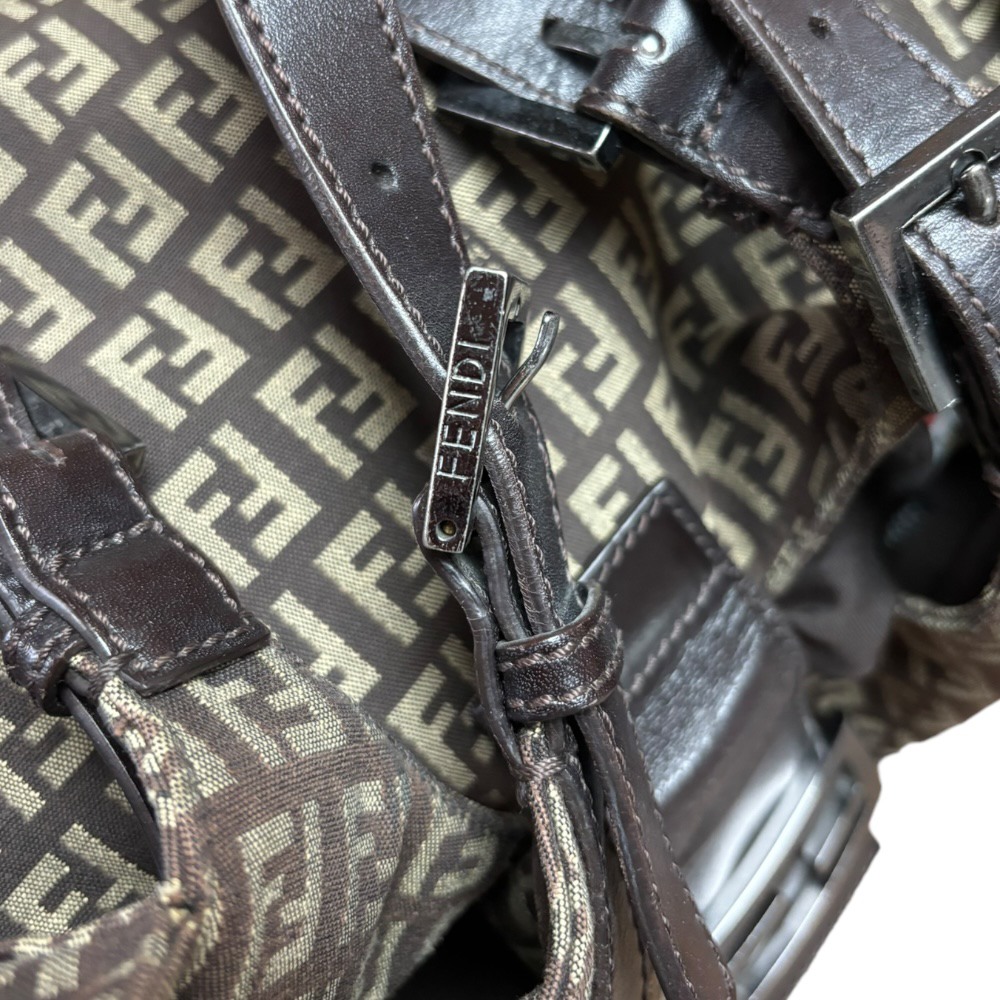 Vintage Fendi Zucchino Canvas Bag - Ex Materia