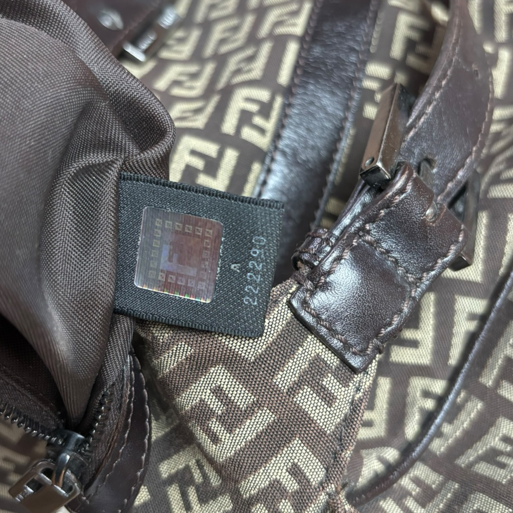 Vintage Fendi Zucchino Canvas Bag - Ex Materia