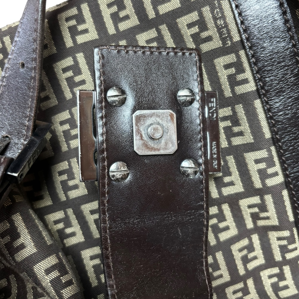 Vintage Fendi Zucchino Canvas Bag - Ex Materia