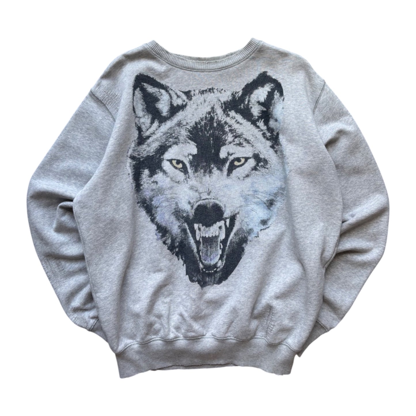 Diesel Wolf Grey Distressed Sweatshirt