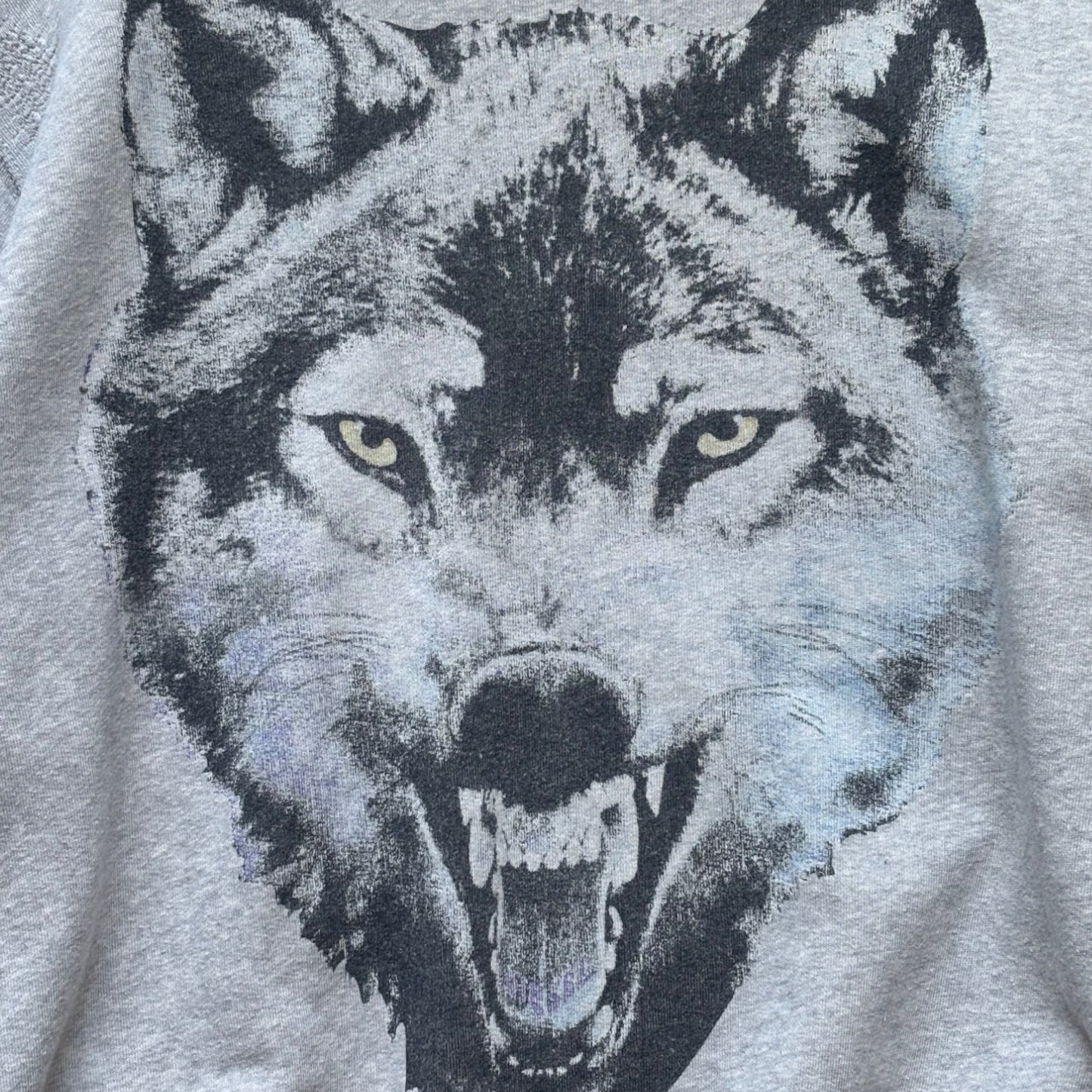 Diesel Wolf Grey Distressed Sweatshirt