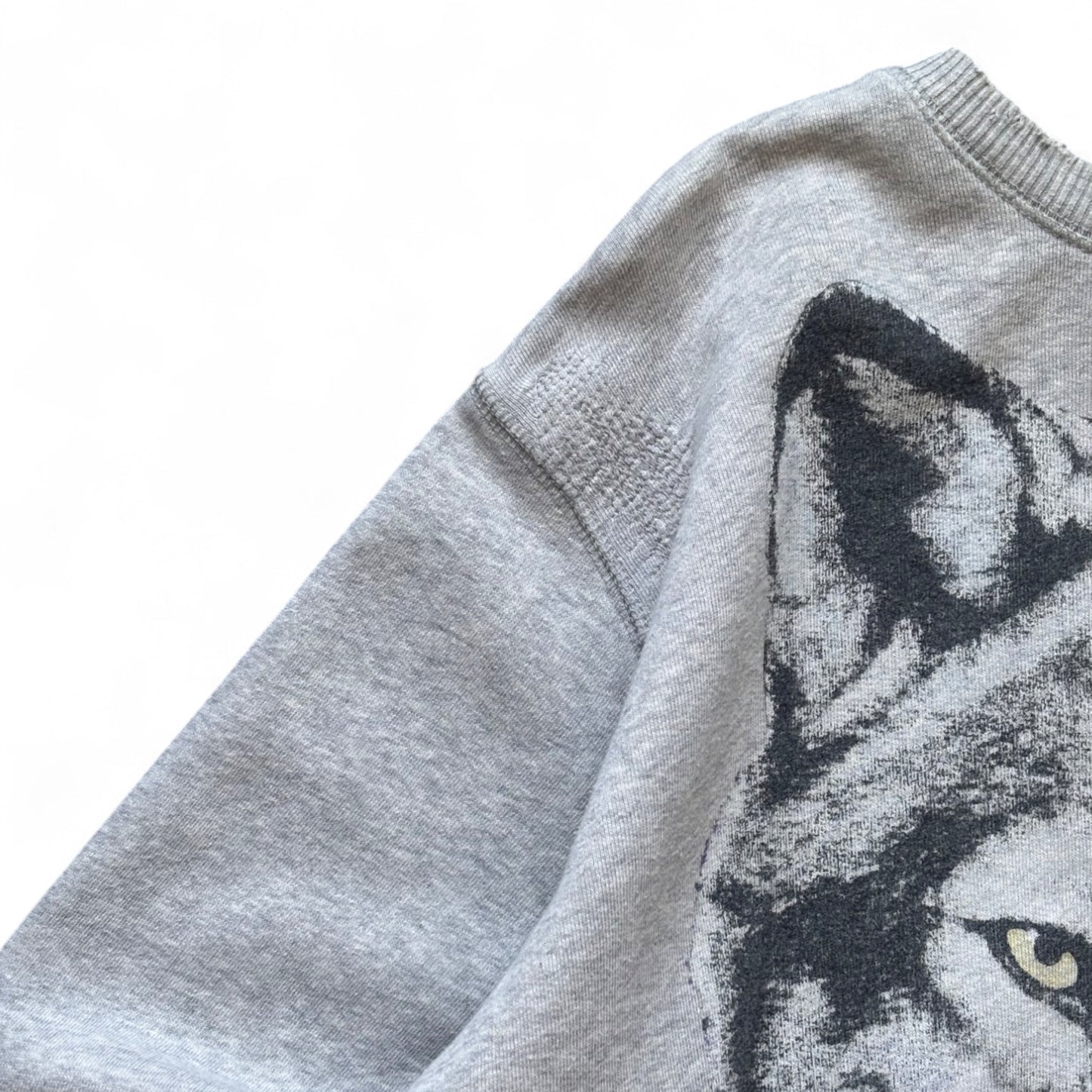 Diesel Wolf Grey Distressed Sweatshirt