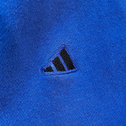 Vintage 90s  Blue Adidas Sweatshirt - Ex Materia