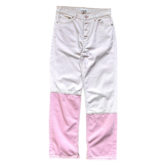 Ganni Overdyed Cutline Jeans - Ex Materia